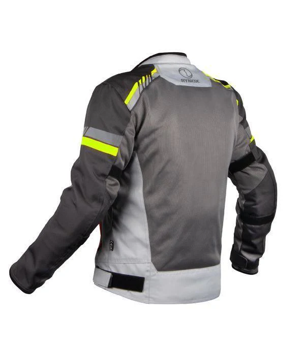 Rynox-Air Gt 4 Jacket CE-Certified Class A (Grey Hi-Viz Green) - Image 7
