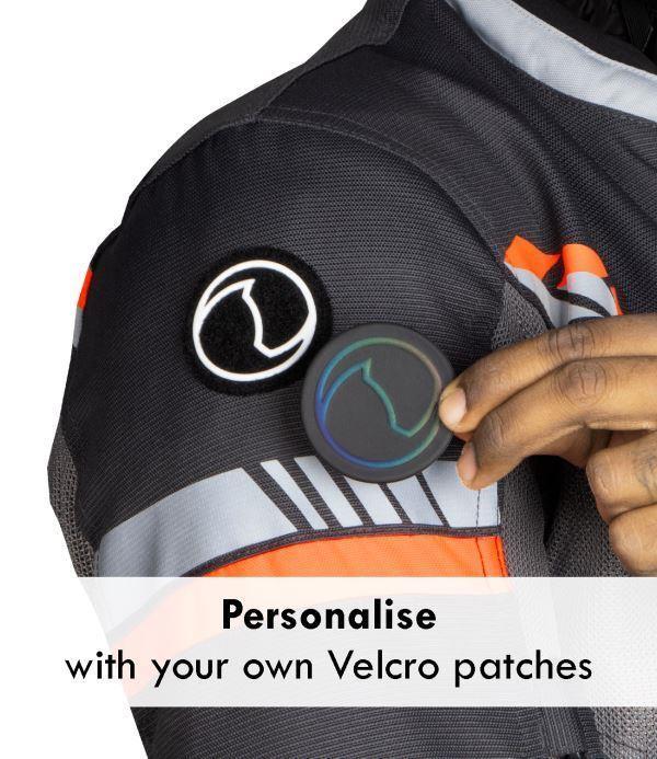 Rynox-Air Gt 4 Jacket CE-Certified Class A (Grey Hi-Viz Orange) - Image 5