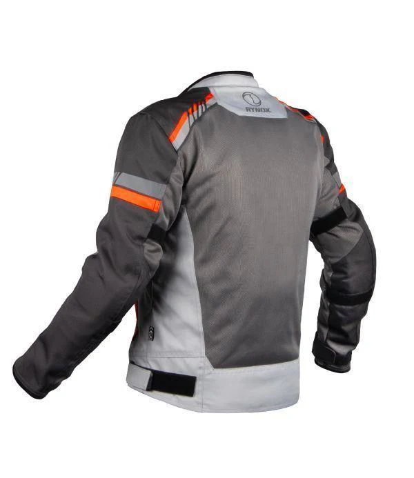 Rynox-Air Gt 4 Jacket CE-Certified Class A (Grey Hi-Viz Orange) - Image 7
