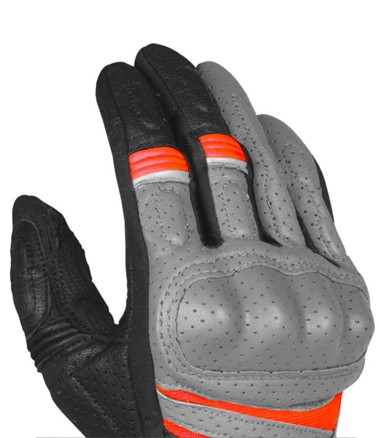 Rynox Air GT SP Glove - Grey Orange - Image 5