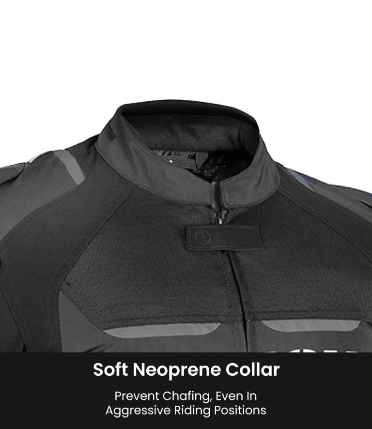 Rynox Apex Evo Jacket - CE Certified Class AA-Black White - Image 12