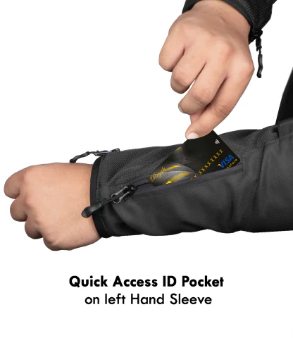 Rynox Cypher GT Riding Jacket - Black - Image 4