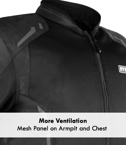 Rynox Cypher GT Riding Jacket - Navy Blue - Image 3