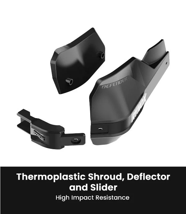 Rynox-Defender Pro-Handguards (All Black) - Image 4