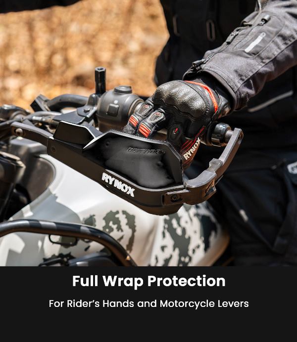 Rynox-Defender Pro-Handguards (All Black) - Image 9