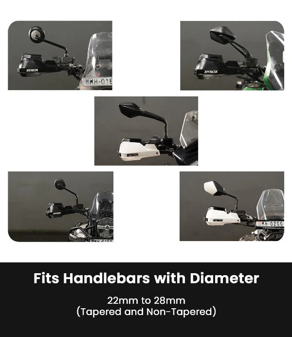 Rynox-Defender Pro-Handguards (White/Black) - Image 11