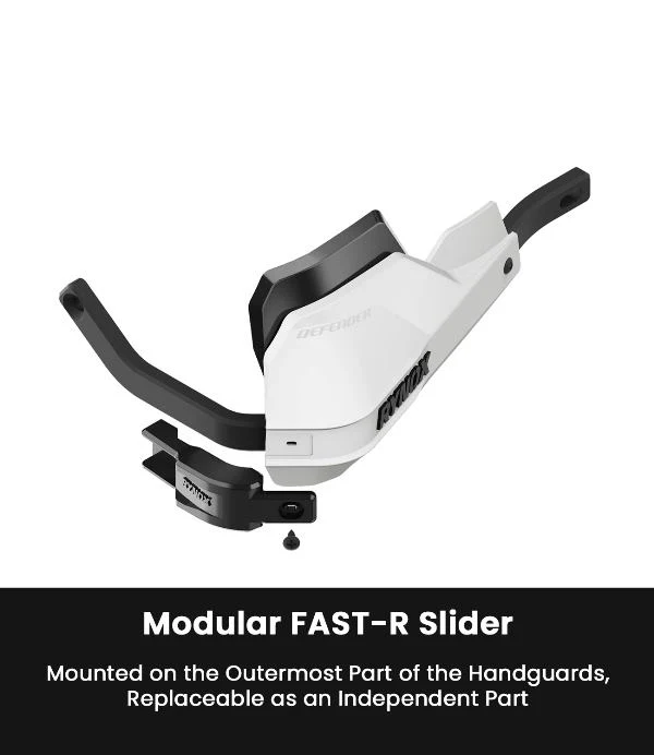 Rynox-Defender Pro-Handguards (White/Black) - Image 8