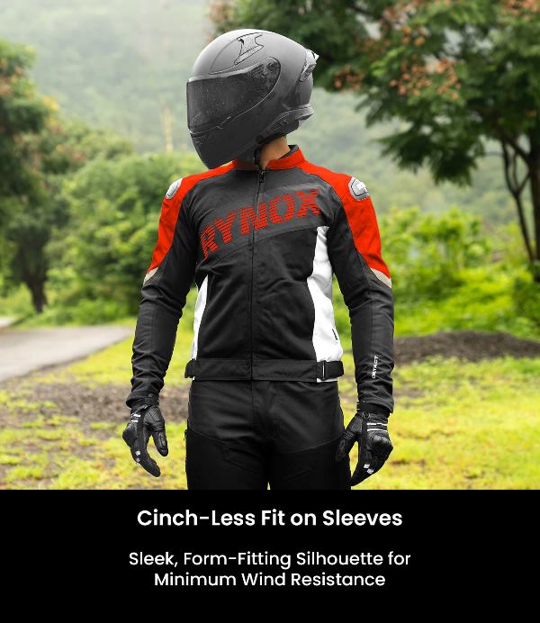 Rynox Delta GT Jacket – Black Red - Image 10