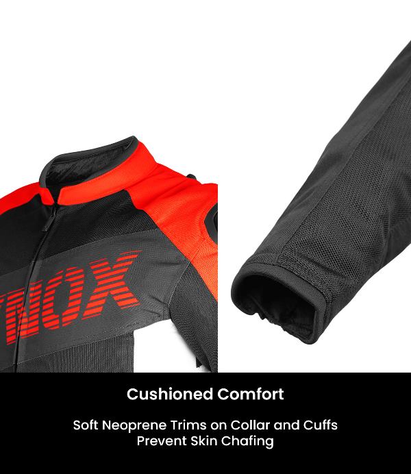 Rynox Delta GT Jacket – Black Red - Image 12