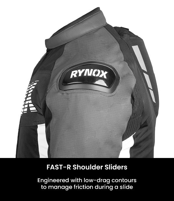 Rynox Delta GT Jacket – Black Grey - Image 2