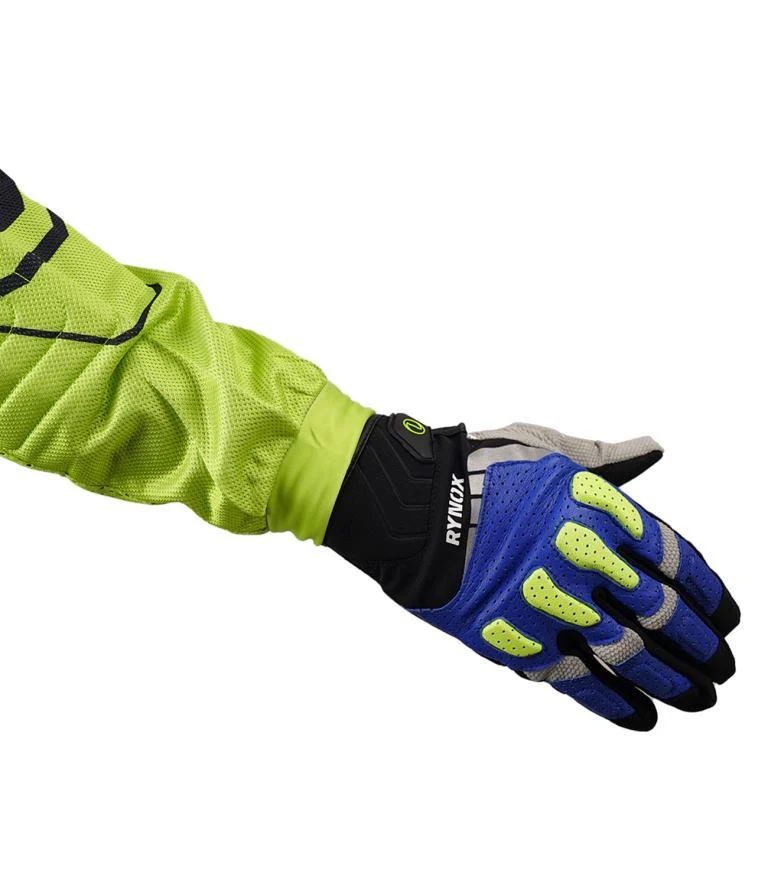 Rynox Frontier Pro Offroad Jersey - Green Black - Image 6