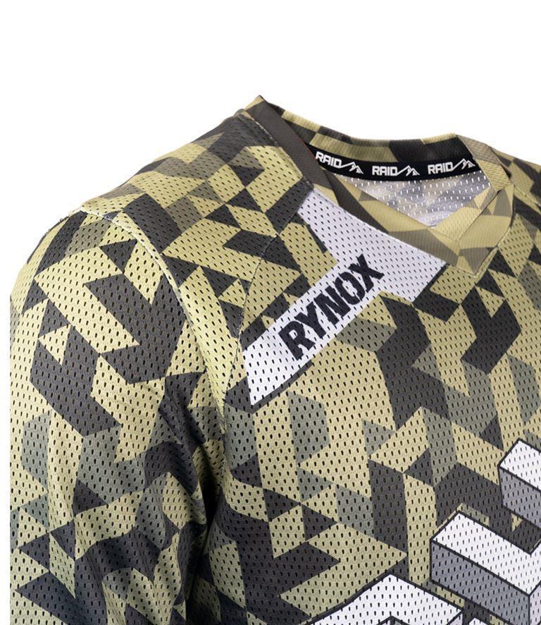 Rynox Fusion Neo Offroad Jersey - Camo Green - Image 4