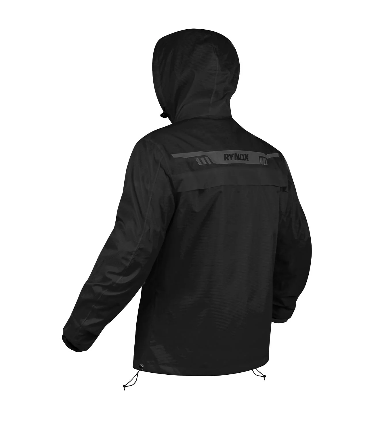 Rynox H2go Pro 3 Rain Jacket for Riding - Black - Image 2