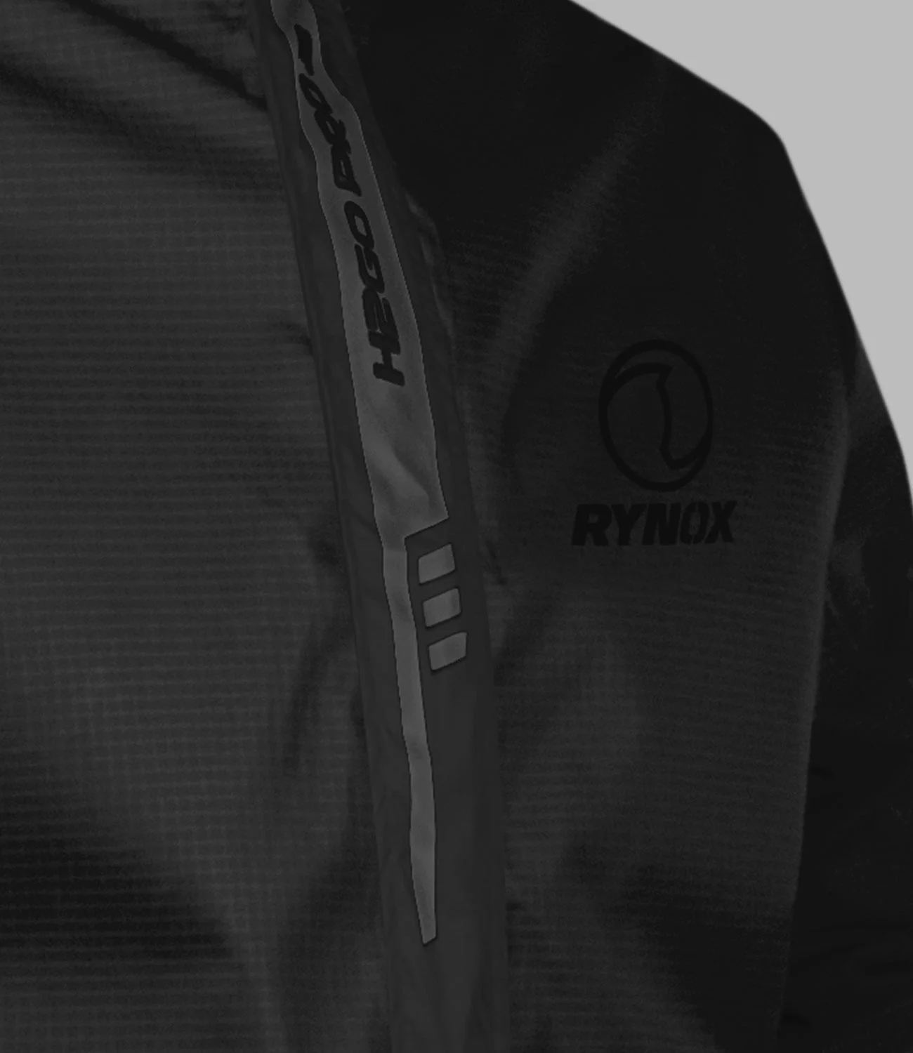 Rynox H2go Pro 3 Rain Jacket for Riding - Black - Image 6