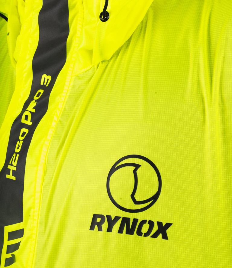 Rynox H2GO Pro 3 Rain Jacket for Riding - Neon Green - Image 4