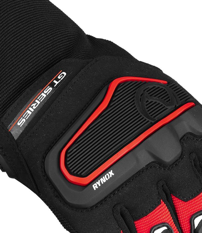 Rynox Helium GT 2 Gloves - Black Red - Image 6