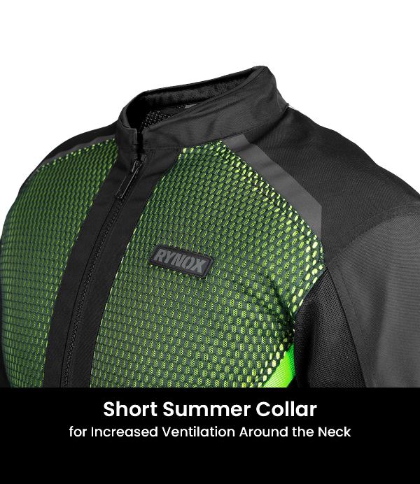Rynox Helium GT 3 Jacket-Black Hi-viz Green - Image 7