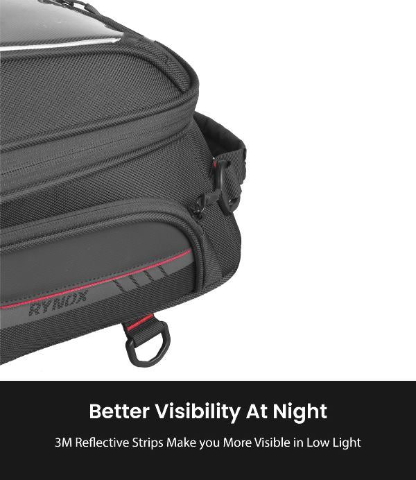 Rynox Optimus Tank Bag 10L - Black - Image 4