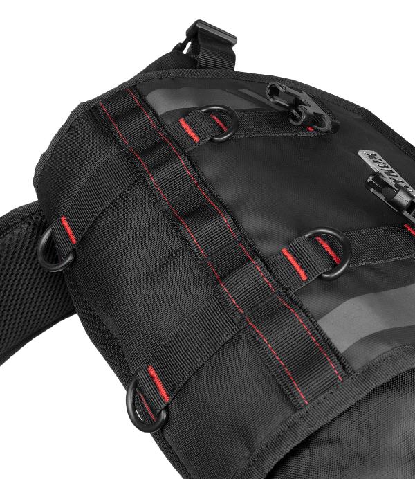 Rynox Optimus Waist Pack 3L- Stormproof - Black - Image 4
