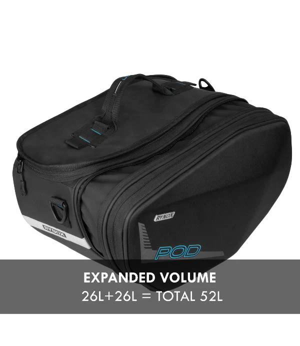 Rynox-Pod 52L saddlebags Stormproof - Image 6