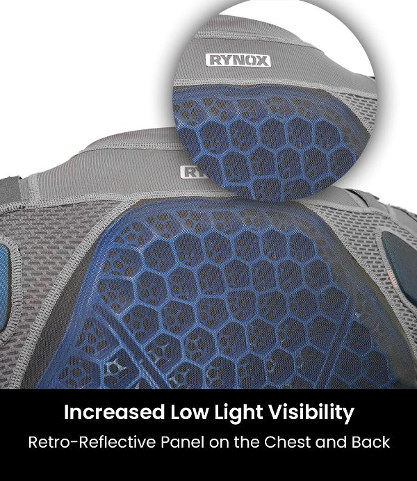 Rynox Quest Pro 2 Protective Base layer-Upper (Grey) - Image 4