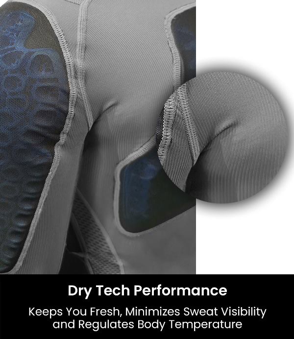 Rynox Quest Pro 2 Protective Base layer-Upper (Grey) - Image 6