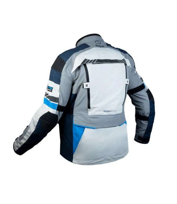 Rynox Stealth Evo 4 Jacket - Arctic Blue - Image 2