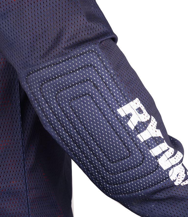 Rynox Switchback Neo Offroad Jersey - Blue Hi-Viz Green - Image 3
