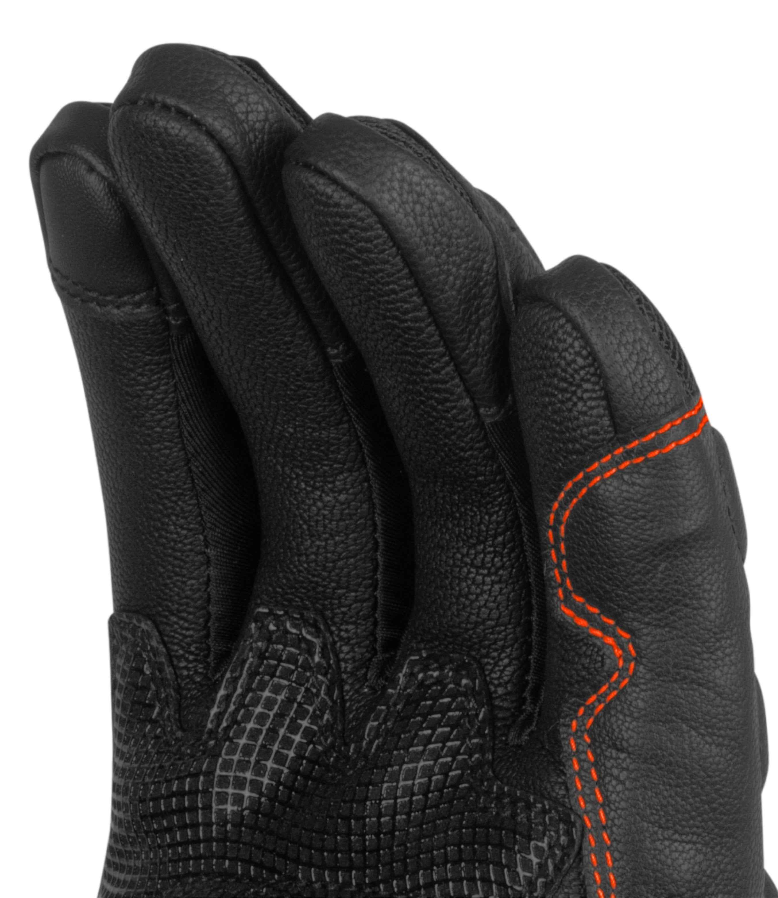 RYNOX Tornado Pro 3 Gloves - Black Orange - Image 5