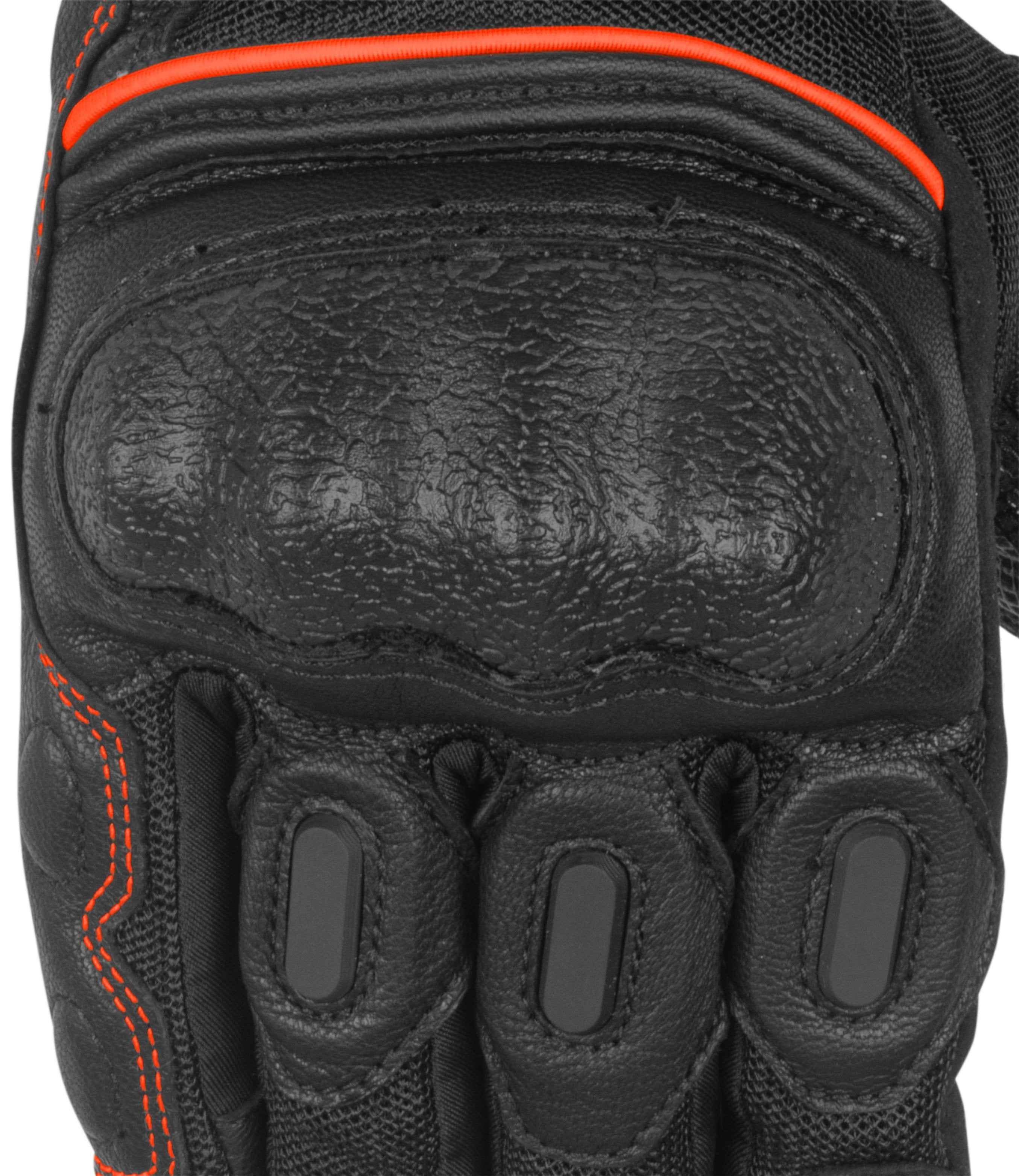 RYNOX Tornado Pro 3 Gloves - Black Orange - Image 6