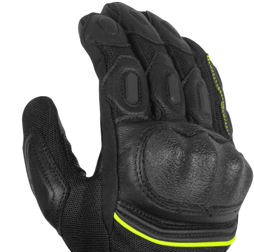 RYNOX Tornado Pro 3 Gloves - Black HI-VIZ Green - Image 4
