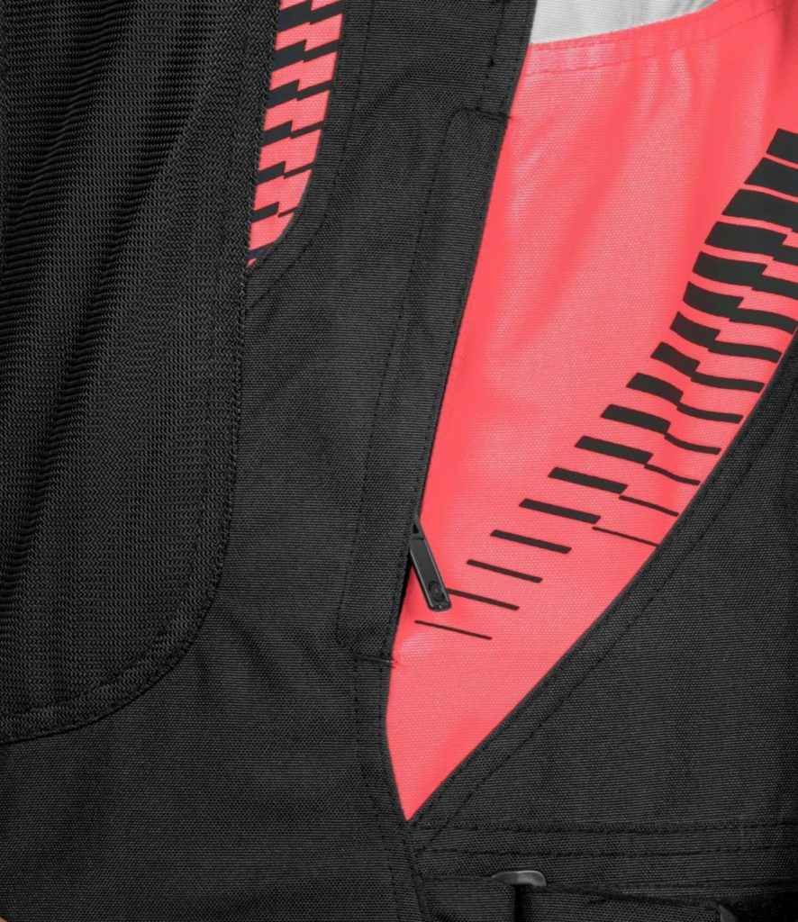 RYNOX Tornado Pro 4 Riding Jacket - Black Red - Image 6