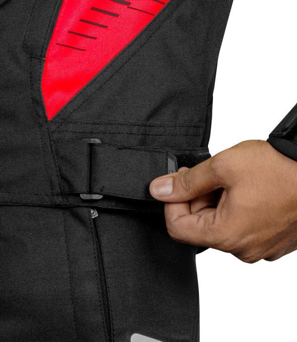 Rynox Tornado Pro 4 Jacket-CE Certified Class A - Black Red - Image 5