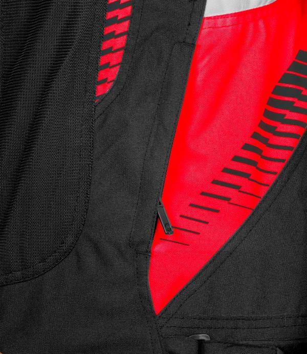 Rynox Tornado Pro 4 Jacket-CE Certified Class A - Black Red - Image 6