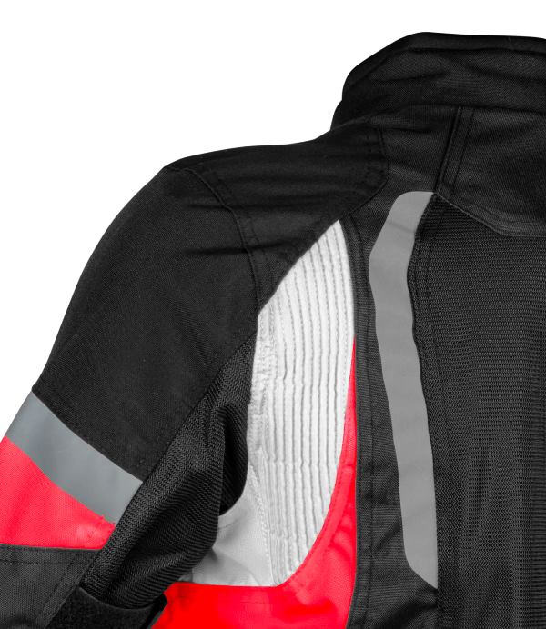 Rynox Tornado Pro 4 Jacket-CE Certified Class A - Black Red - Image 7
