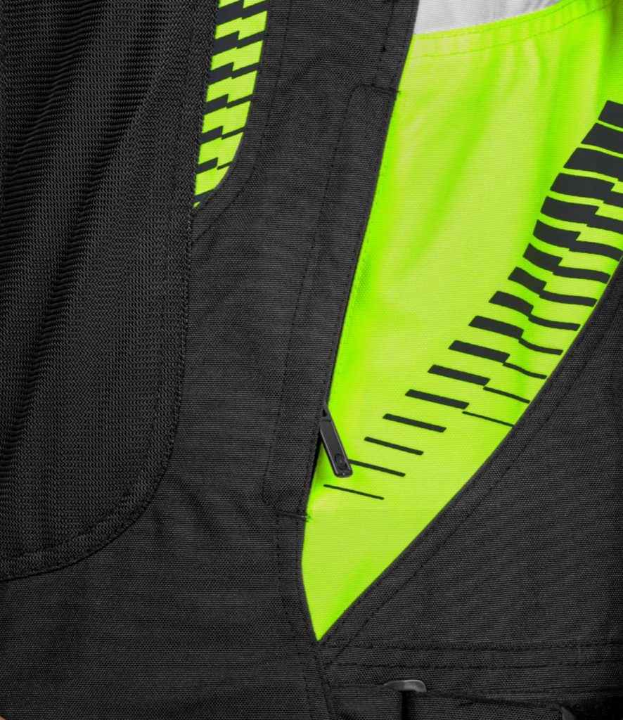 RYNOX Tornado Pro 4 Riding Jacket - HI VIZ GREEN - Image 6