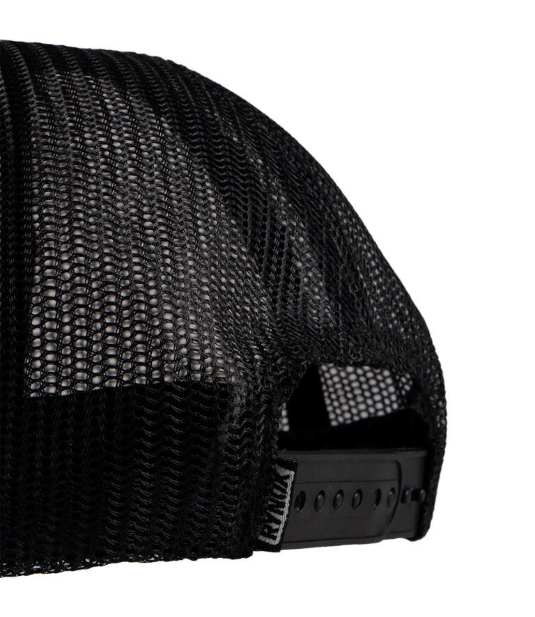 Rynox Wordmark Trucker Cap - White Black Mesh - Image 5