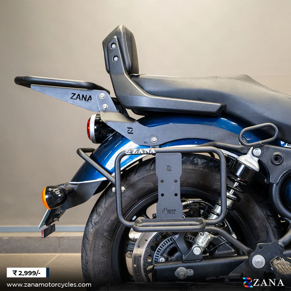 Saddle Stay with Jerry Can Mount for Super Meteor 650 by ZANA-ZI-8331
