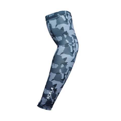 Scala Air-X Arm Sleeves Dark Grey Camo - Image 2