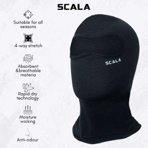 Scala Air-X Balaclava - Black - Image 2