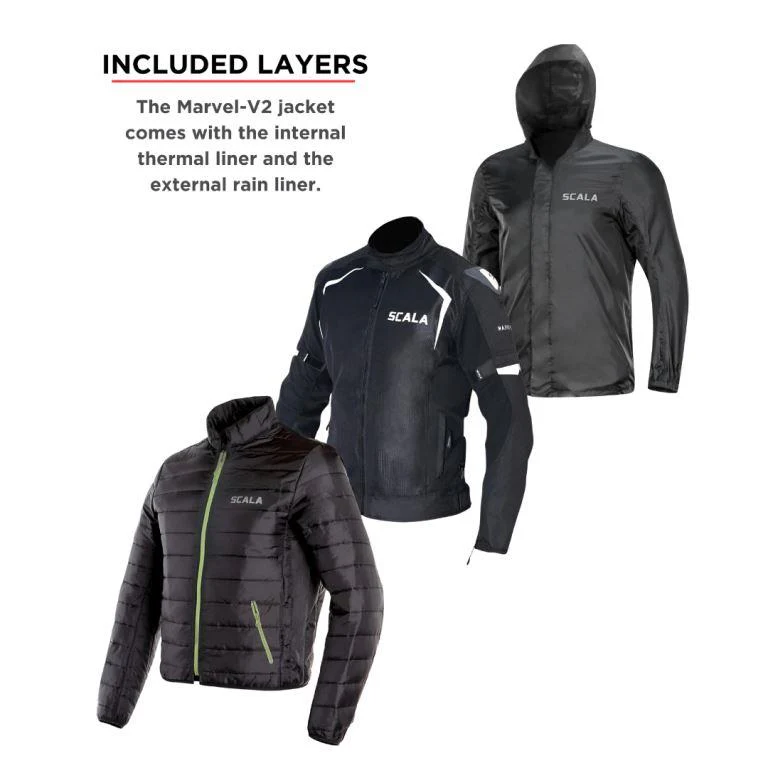 Scala Thunder L2 Riding Jacket Black - Image 6