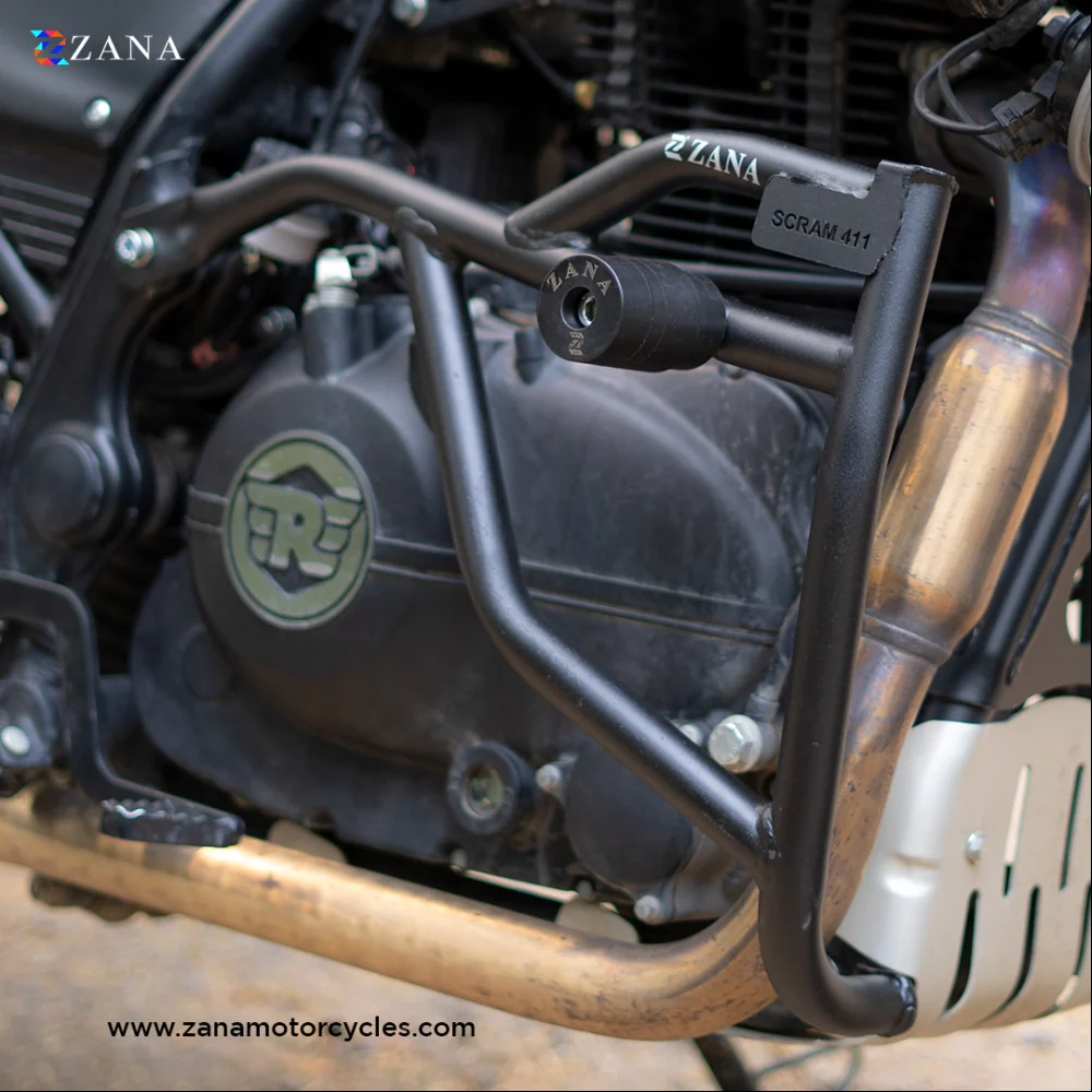 Scram 411 Engine Frame With Slider Black - ZI-8232 - Image 4