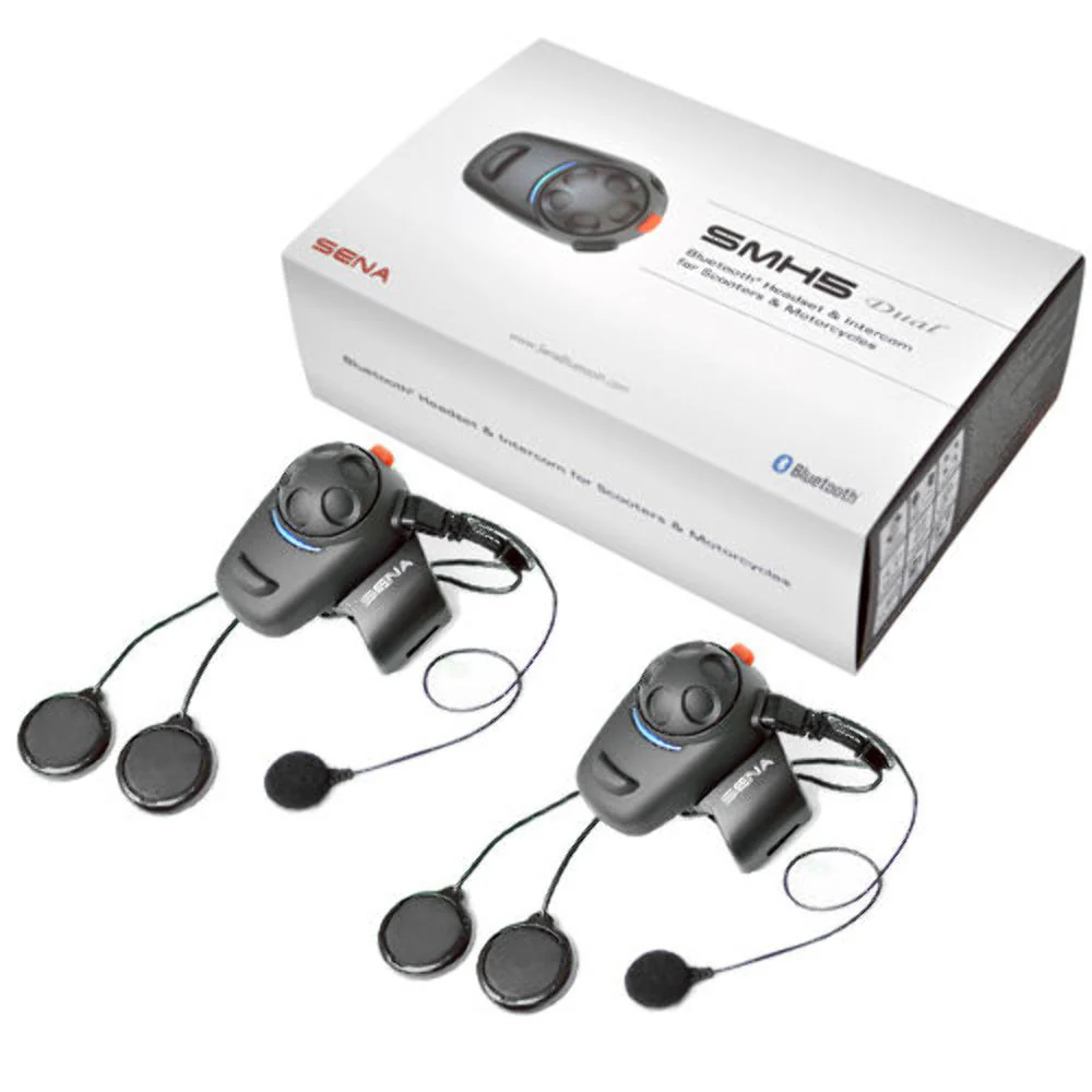 Sena SMH5-10D Bluetooth Communication System Dual Pack