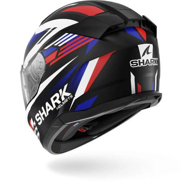 Shark D-SKWAL 3 Helmet Firstlap Matte Black Blue Red (KBR) - Image 2