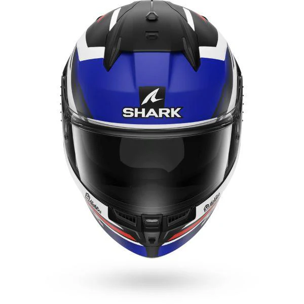 Shark D-SKWAL 3 Helmet Firstlap Matte Black Blue Red (KBR) - Image 3