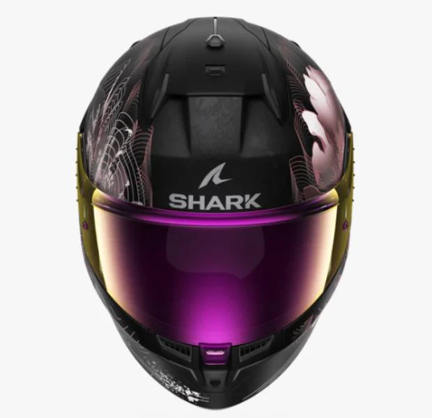 Shark D-SKWAL 3 Mayfer Matte Black Violet Gold (KVQ) - Image 3