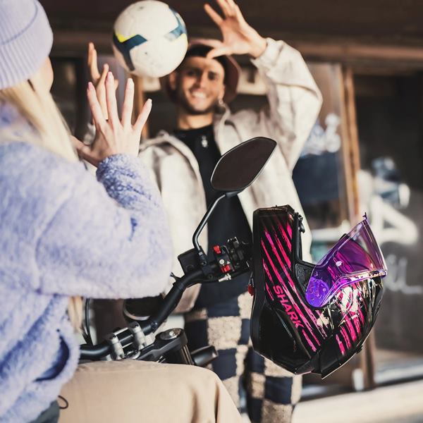 Shark RIDILL 2 Assya Helmet Black-Violet (KVV) - Image 4