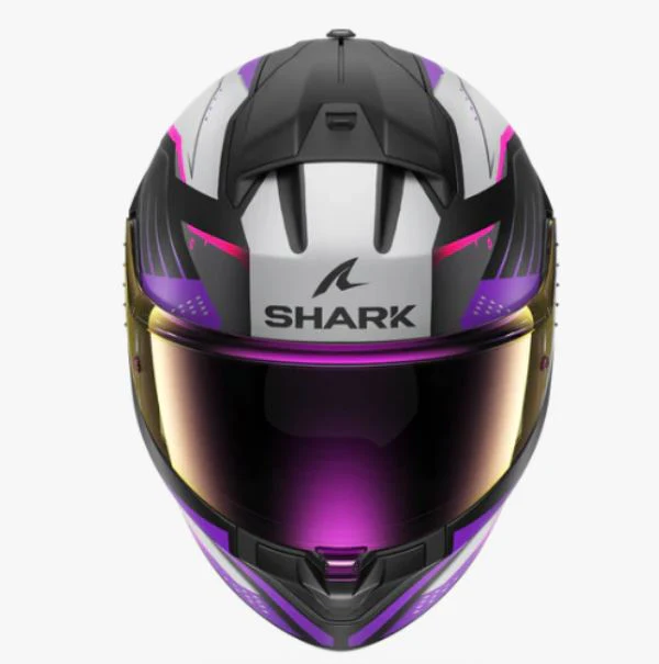 Shark Ridill 2 Bersek Helmet Matte Black Violet Violet (KVV) - Image 3