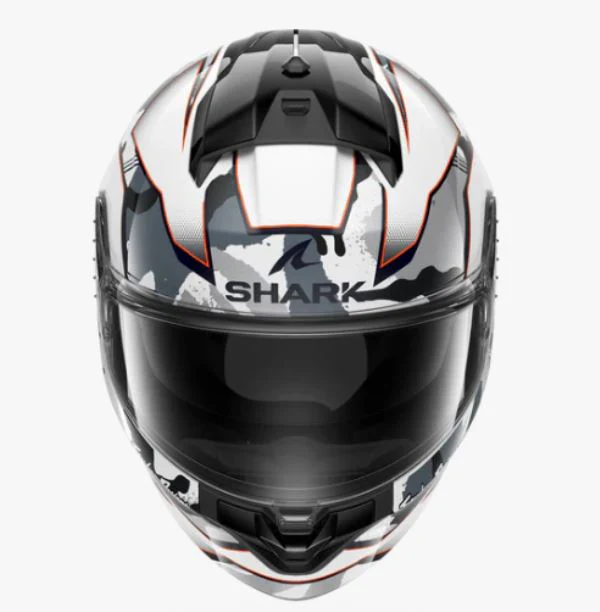 Shark Ridill 2 Helmet Matterix Camo White Silver Red (WSR) - Image 3