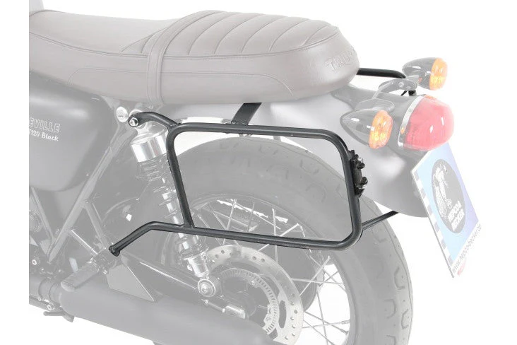 Side cases Carrier Permanently Fixed Triumph Bonneville T100 Black - Hepco Becker - 6537559 00 01